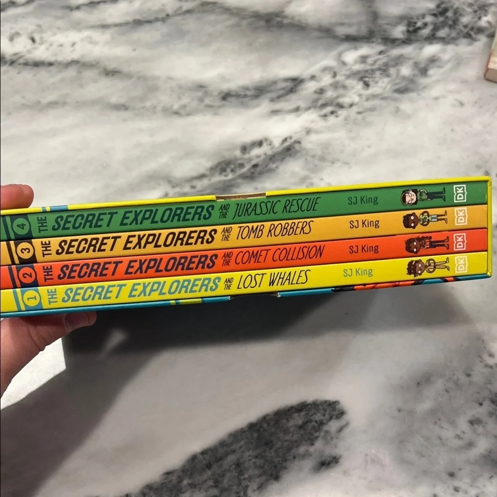 NEW - Adventures with the Secret Explorers Set of 4 Books